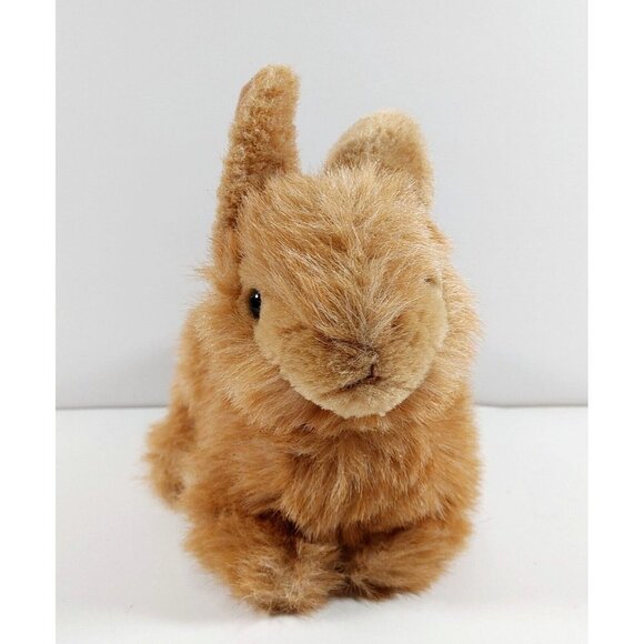 Zellers Vintage Realistic 10" Brown Rabbit Plush Bunny Stuffed Animal - Picture 2 of 4